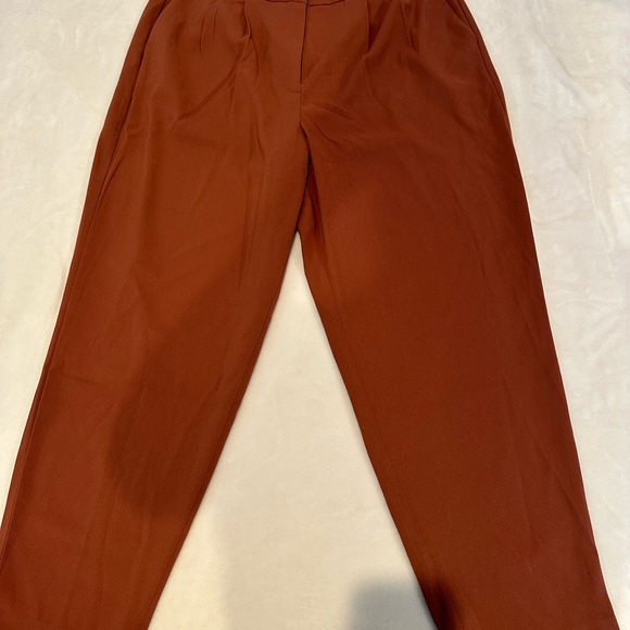 Express women’s pantsuit size L rust color - Picture 5 of 13